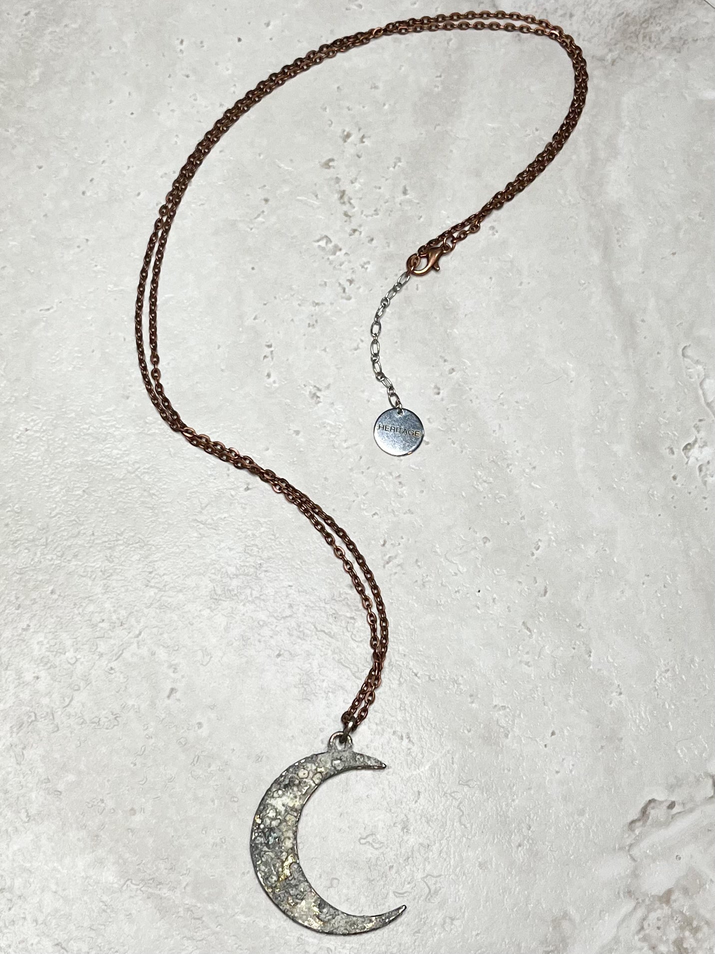 Crater Crescent Necklace