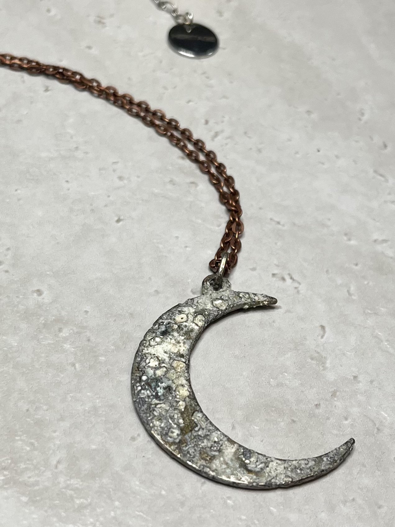 Crater Crescent Necklace