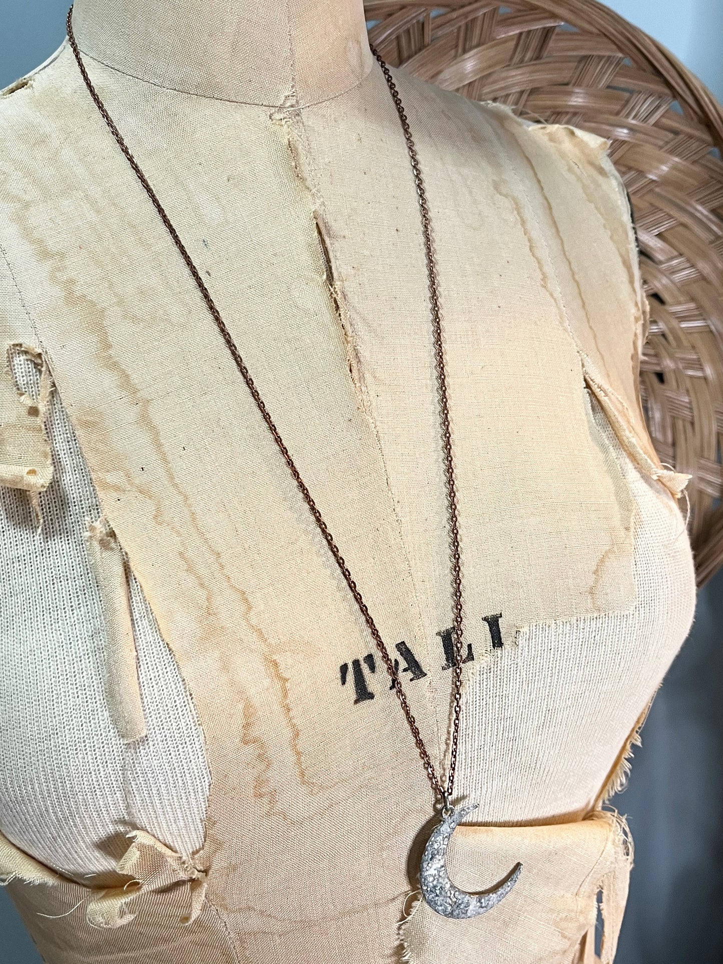 Crater Crescent Necklace