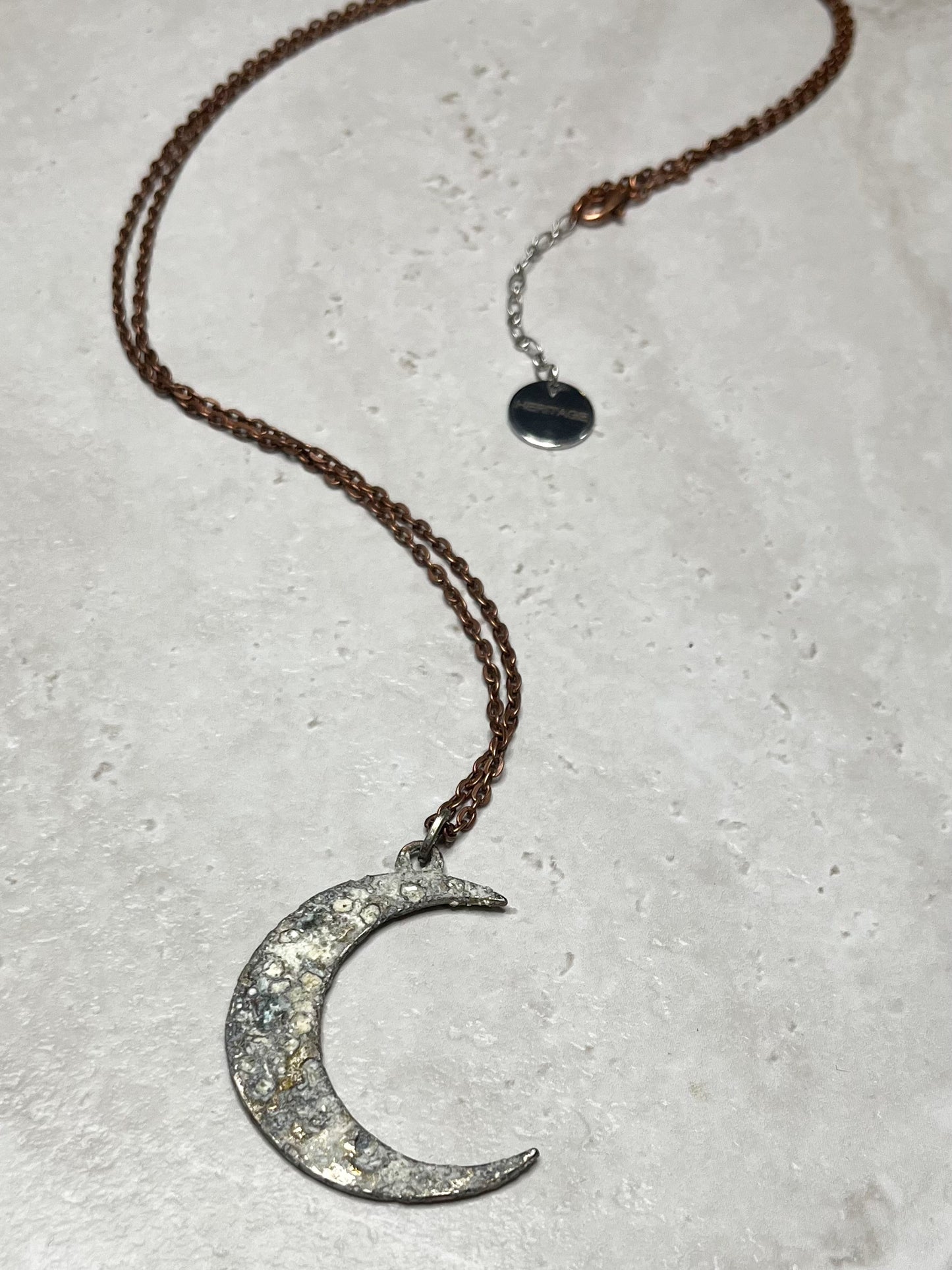 Crater Crescent Necklace